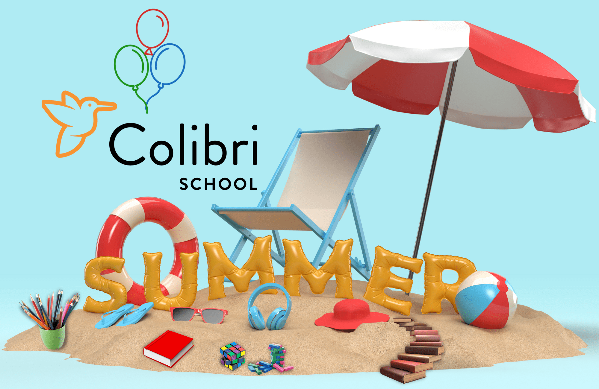 Day camp Colibri Summer School in July in Jurmala
